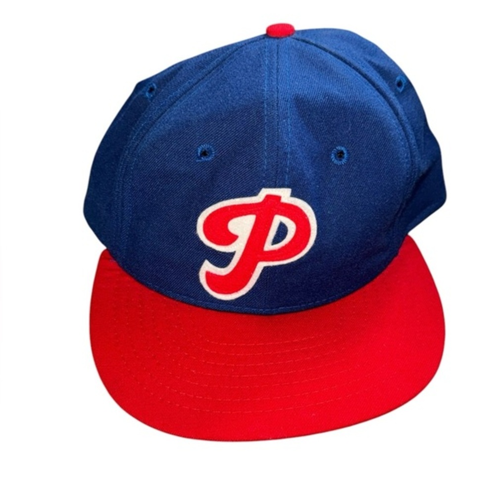 Vintage Philadelphia Phillies Hat 90s Fitted Cap RomanWool Size 7